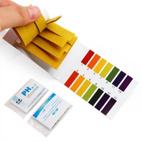 Лакмусовая бумага (pH-тест) 1-14рН 80 полосок